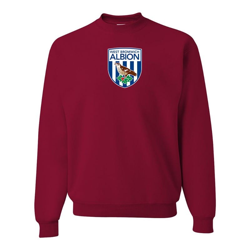 Men's West Bromwich Albion Soccer JERZEES NuBlend Crewneck Sweatshirt